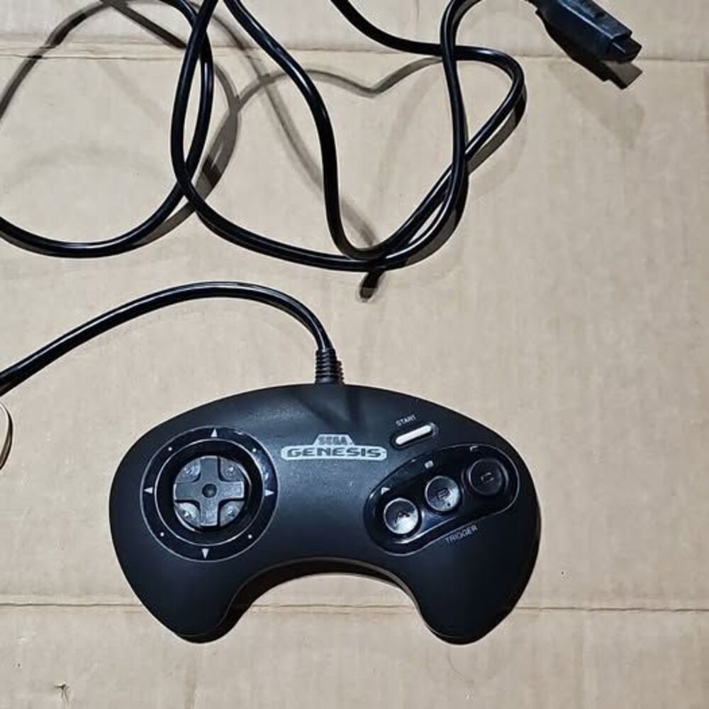 OEM Sega Genesis Controller 3-Button Official Model 1650 Gamepad Tested